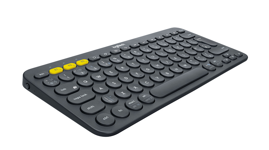 Klávesnice Logitech Bluetooth Keyboard K380, US šedá