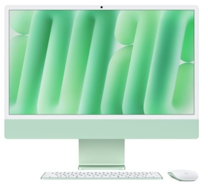 Počítač All In One Apple iMac 24" CTO Sklo s nanotexturou M4 10× CPU 10× GPU, 24 GB, 2 TB - zelený CZ