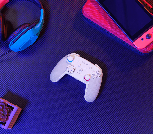 TRUST GXT 1246W Muta pro Nintendo Switch, bílá