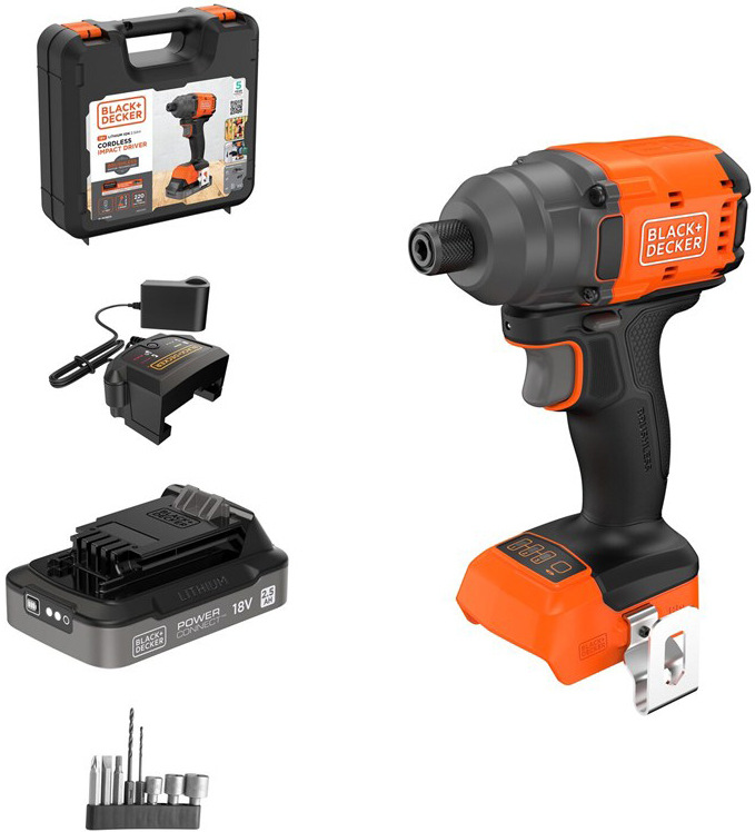 Utahovák rázový Black-Decker BLIM78E1K-QW (s baterií)