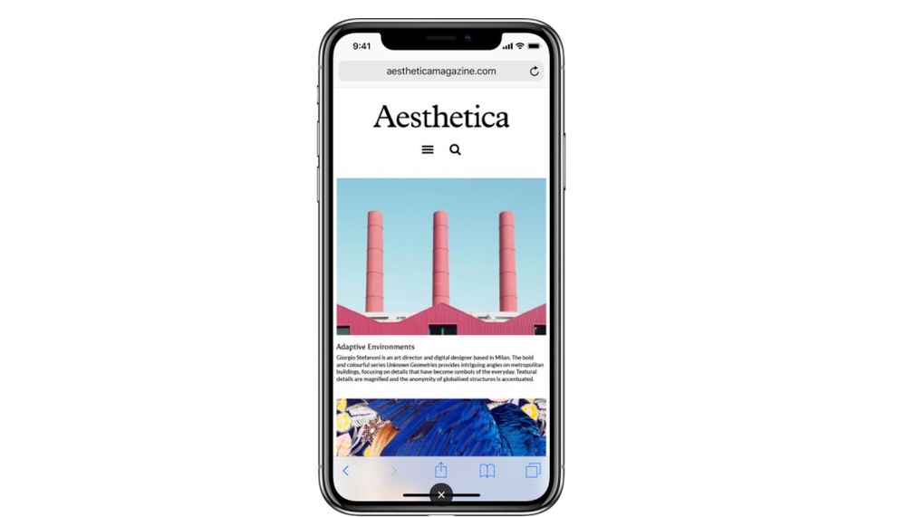 Mobilní telefon Apple iPhone X 64 GB - Silver