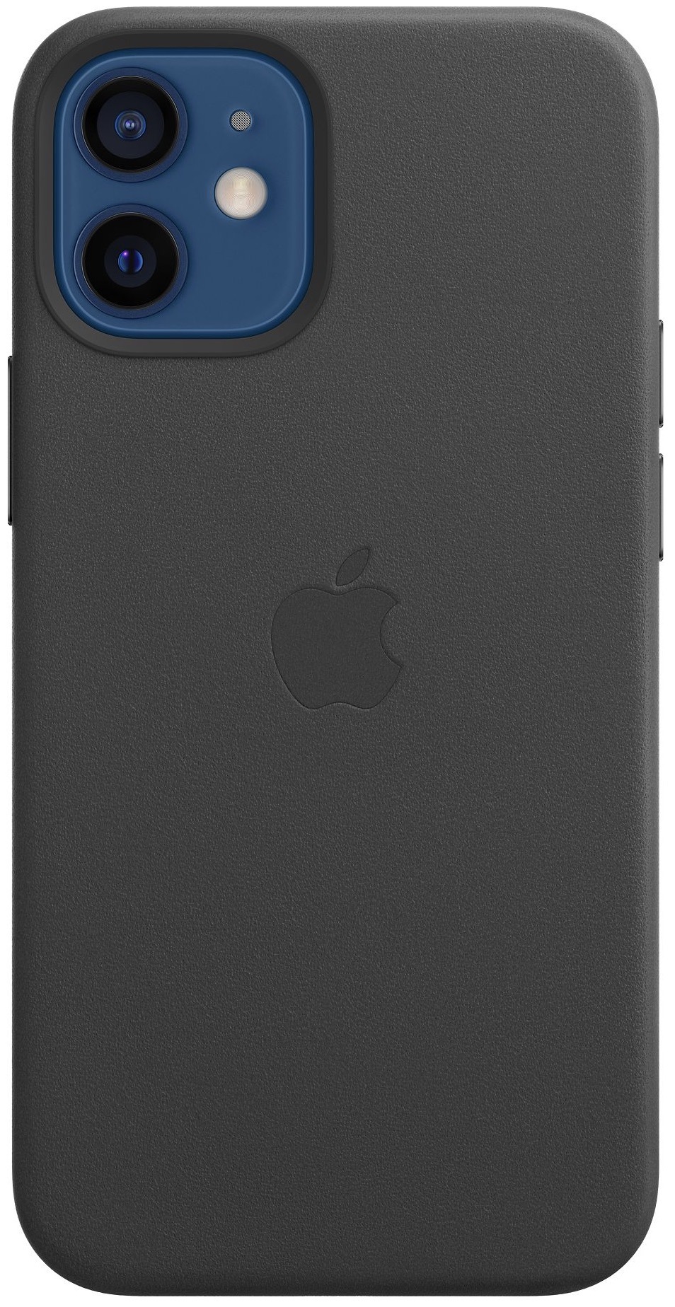 Kryt na mobil Apple Leather Case s MagSafe pro iPhone 12 mini - černý