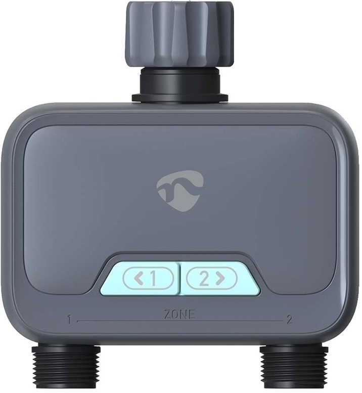 Zavlažovací systém Nedis Bluetooth regulátor průtoku vody - šedý