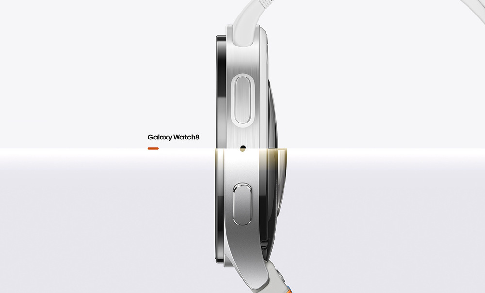 Chytré hodinky Samsung Galaxy Watch8 44 mm stříbrné