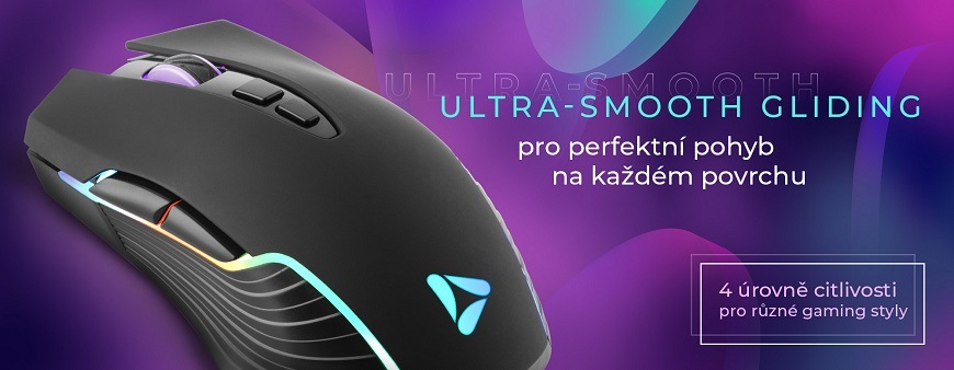 Herní myš Dispel GM24B pro různé gaming styly
