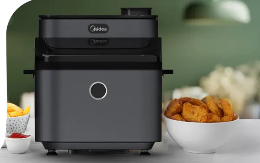 Fritéza horkovzdušná Midea CY75C2 z přední strany