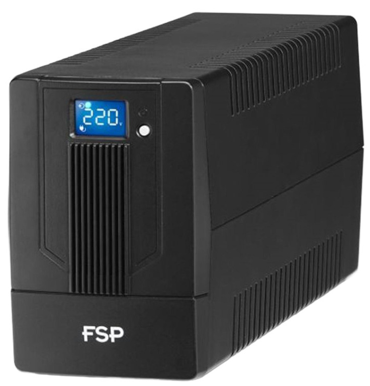 Záložní zdroj FSP iFP 800 s výkonem 800 VA, černá barva