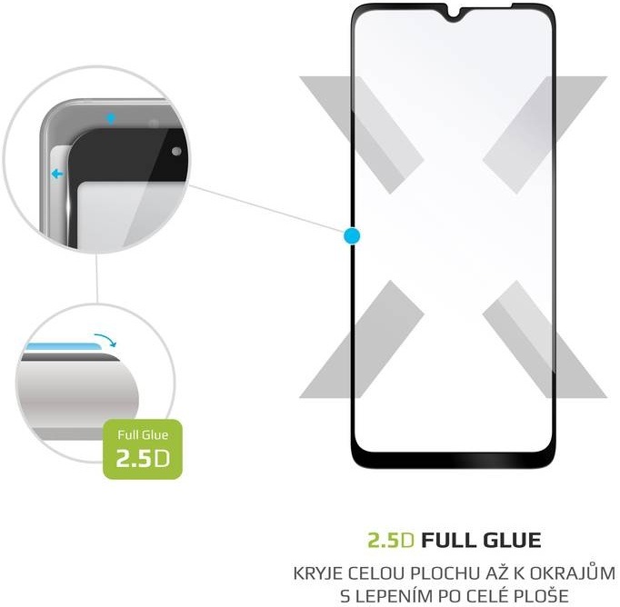 Tvrzené sklo FIXED Full-Cover na Samsung Galaxy A13/A13 5G černé Tvrzené sklo FIXED Full-Cover na Samsung Galaxy A13/A13 5G černé