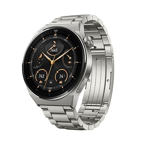 Chytré hodinky Huawei Watch GT 3 Pro 46 mm - Light Titanium Case + Light Titanium Strap
