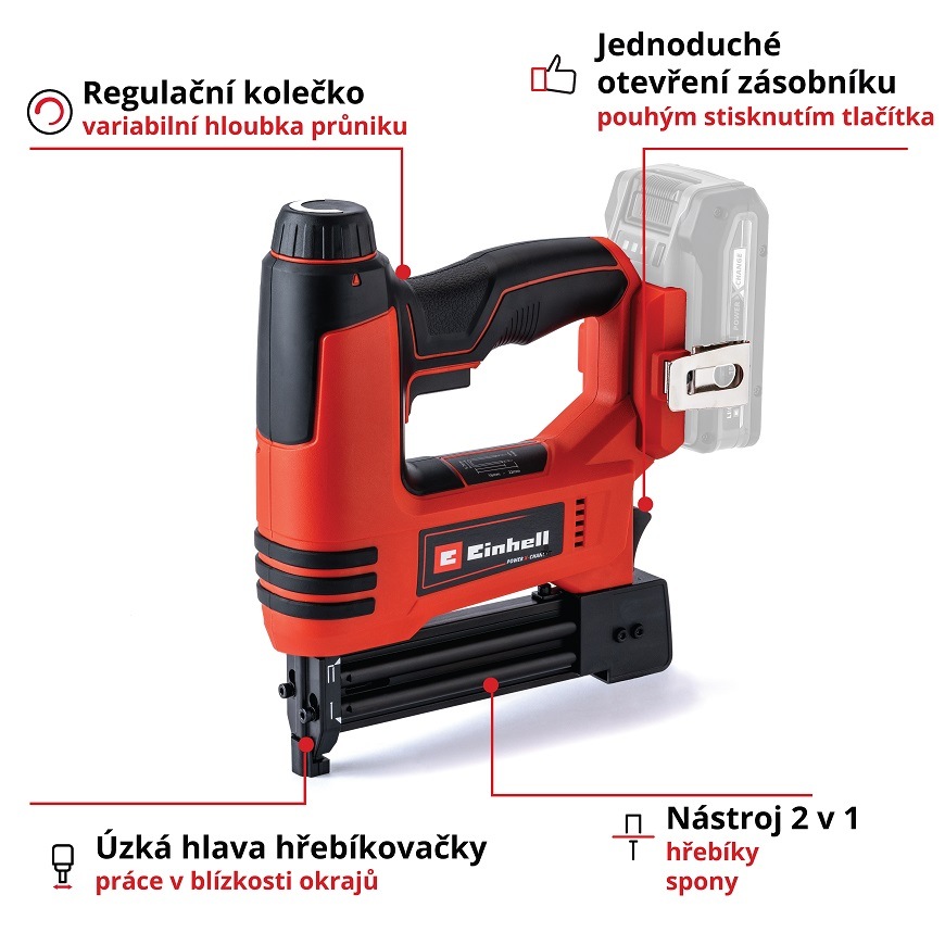 Hřebíkovačka Einhell TE-CN 18 Li (bez baterie) 4257790