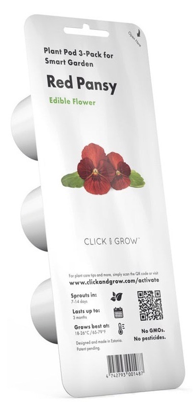 Semínka Click and Grow s rychlým cyklem pěstování, 3 ks sazenic