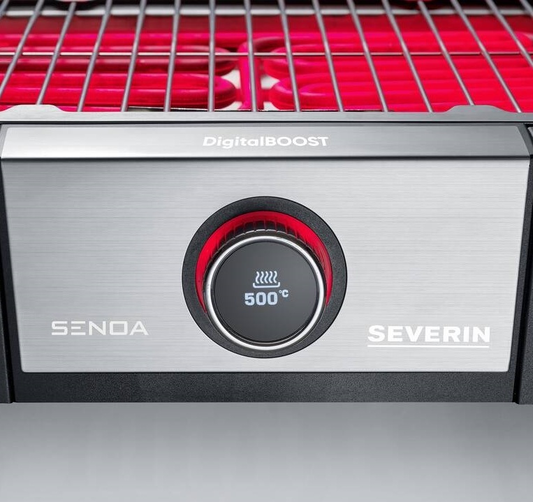 Gril Severin SENOA PG 8114 černý/stříbrný Gril Severin SENOA PG 8114 černý/stříbrný