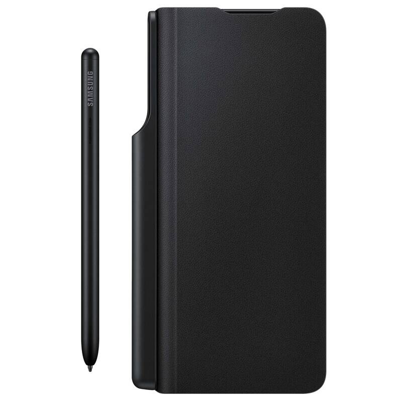 Pouzdro na mobil flipové Samsung Flip Cover Galaxy Z Fold3 s perem černé