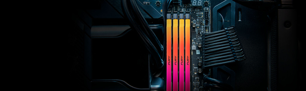 Operační paměť Kingston FURY Renegade RGB 16GB DDR5 6400MHz CL32 DIMM Kingston FURY Renegade RGB XMP