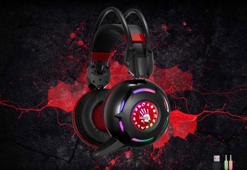 Headset A4Tech Bloody G300 černý Headset A4Tech Bloody G300 - černý