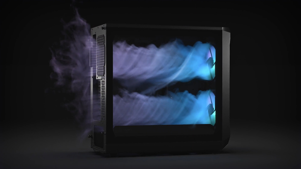 Case FRACTAL DESIGN Focus 2 RGB Tempered Glass Clear Tint bílá FRACTAL DESIGN Focus 2 RGB Tempered Glass Clear Tint