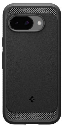 Kryt na mobil Spigen Rugged Armor MagSafe na Google Pixel 9a černý Kryt na mobil Spigen Rugged Armor MagSafe na Google Pixel 9a černý