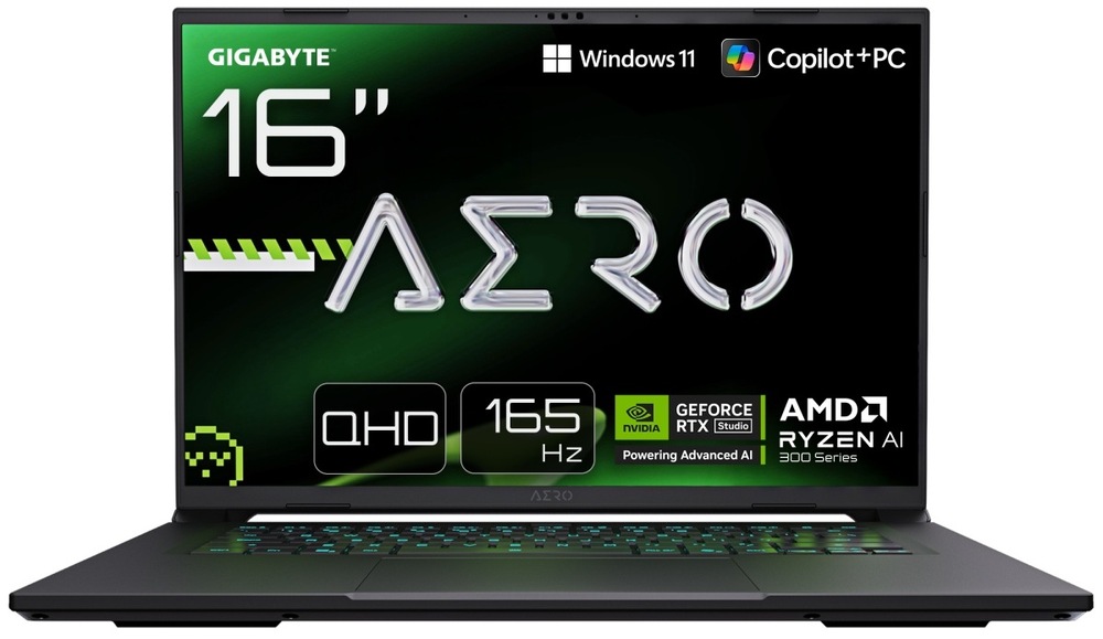 Notebook GIGABYTE AERO X16 1VH93CZC94AH šedý