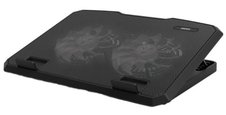 Chladící podložka pro NTB PORT CONNECT COOLER PRO, 2x USB černá