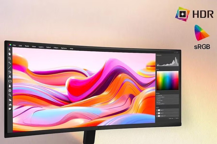 Monitor LG UltraWide 34U601B-B černý Nabídne vám ho vyladěný VA panel. Oceníte nejen hlubokou černou, ale také skvěle vyobrazené ostatní barvy