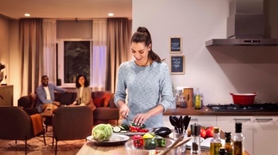 Vestavné svítidlo Philips Hue Milliskin kulaté, 3x 4,2 W (3 ks) bílé Vestavné svítidlo Philips Hue Milliskin kulaté, 3x 4,2 W (3 ks) bílé