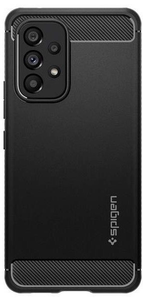Kryt na mobil Spigen Rugged Armor na Samsung Galaxy A53 5G černý