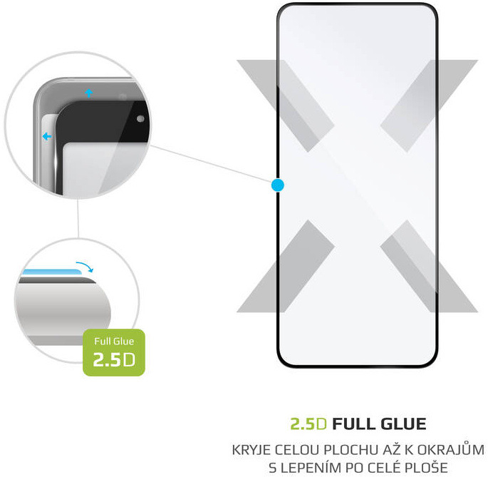 Tvrzené sklo FIXED Full-Cover na Samsung Galaxy A34 5G černé FIXED Full-Cover na Xiaomi 11T/11T Pro, černá