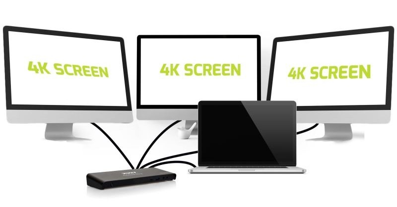 Dokovací stanice PORT CONNECT 11v1, 3x 4K USB-C + USB 3.0 černá Dokovací stanice PORT CONNECT 11v1, 3x 4K USB-C + USB 3.0 černá