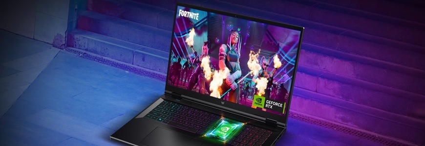 Notebook Acer Predator Helios Neo 18 AI (PHN18-72-94LX) černý Acer Predator Helios Neo 18 AI pohání grafická karta NVIDIA GeForce řad 50