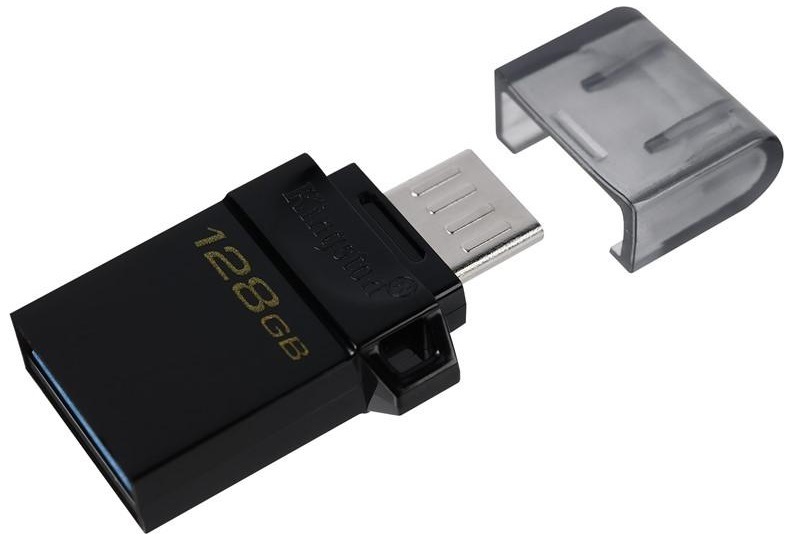 USB Flash Kingston DataTraveler microDuo3 Gen2 128GB černý