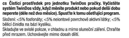 Čisticí prostředek Miele TwinDosCare pro pračky s TwinDos Čisticí prostředek Miele TwinDosCare pro pračky s TwinDos