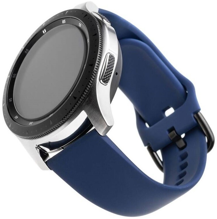 Řemínek FIXED Silicone Strap 22mm na smartwatch modrý