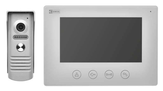 Dveřní videotelefon EMOS EM-101WIFI s aplikací pro mobily Dveřní videotelefon EMOS EM-101WIFI s aplikací pro mobily