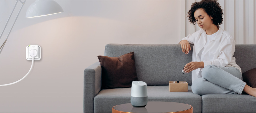 Chytrá zásuvka TP-Link Tapo P100M, Matter bílá