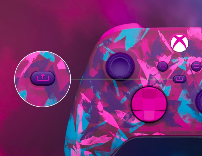 Bezdrátový ovladač Microsoft Xbox Series - Heart Breaker Special Edition - růžový/fialový