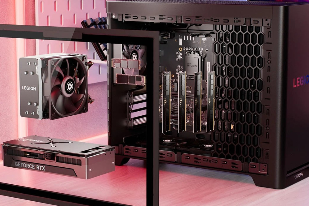 Herní počítač Lenovo Legion T5 30AGB10 + Game Pass předplatné na 3 měsíce černý Lenovo Legion T5 30AGB10 zaujme i rychlými reakcemi SSD