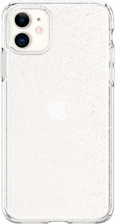 Kryt na mobil Spigen Liquid Crystal Glitter na Apple iPhone 11 průhledný