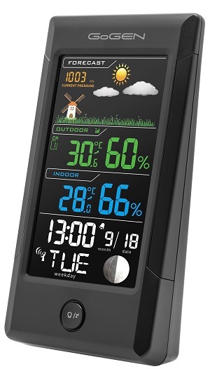 Meteorologická stanice GoGEN ME 1296 černá