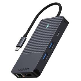 Dokovací stanice Rapoo 10-in-1 USB-C Multiport (UCM-2005) černá