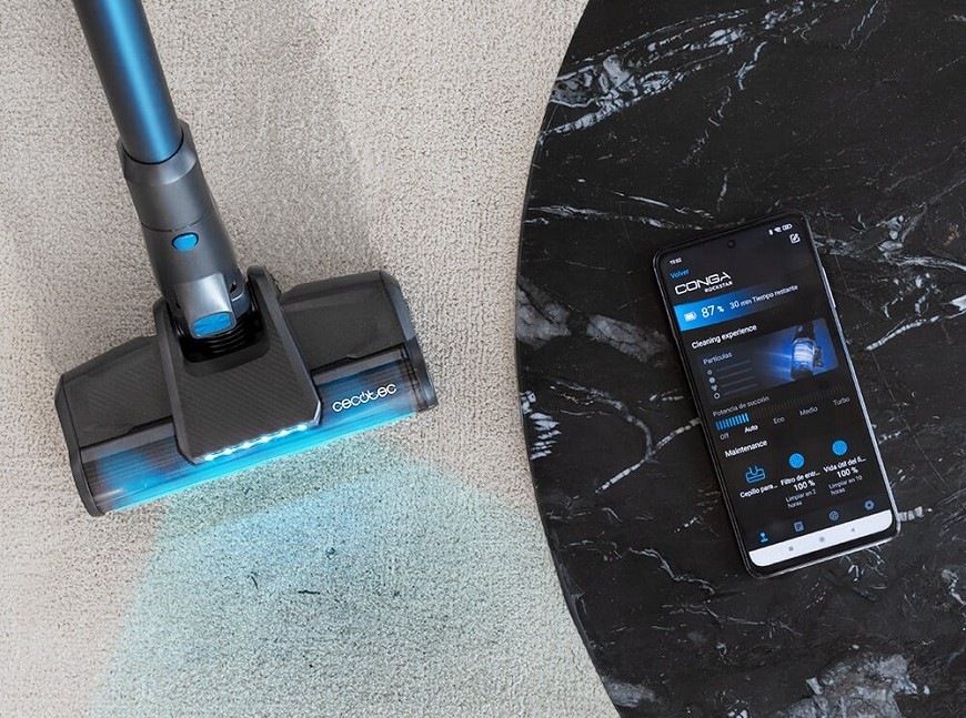 Tyčový vysavač Cecotec Conga Rockstar 3000 Advance Ergowet Connected IA Tyčový vysavač Cecotec Conga Rockstar 3000 Advance Ergowet Connected IA
