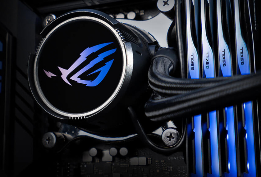Vodní chladič Asus ROG Strix LC III 240 ARGB Whitie Vodní chladič Asus ROG Strix LC III 240 ARGB Whitie