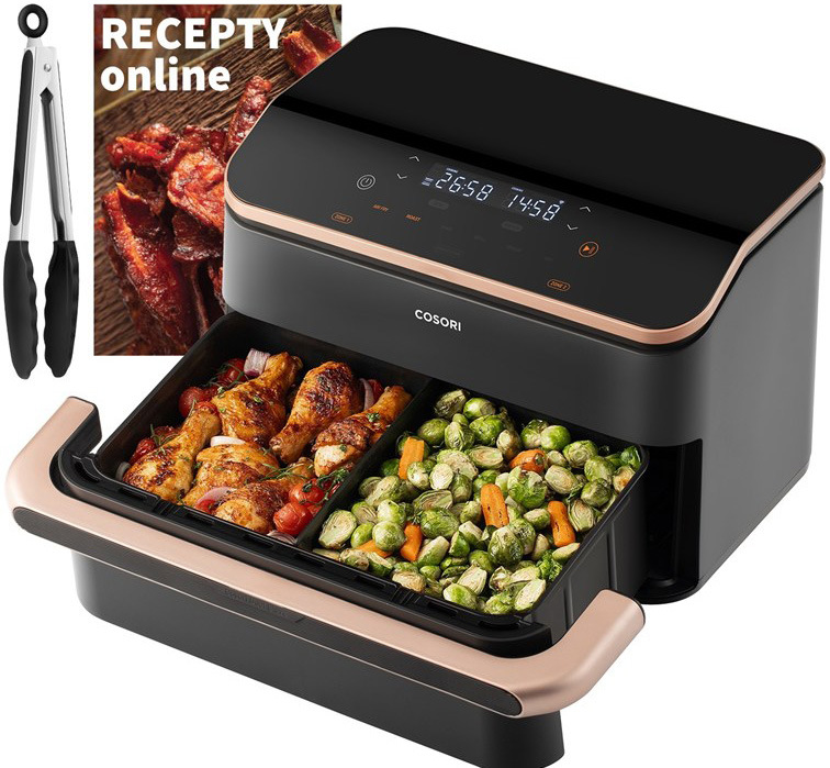 Fritéza horkovzdušná Cosori TF101S Dual Blaze TwinFry 10 l