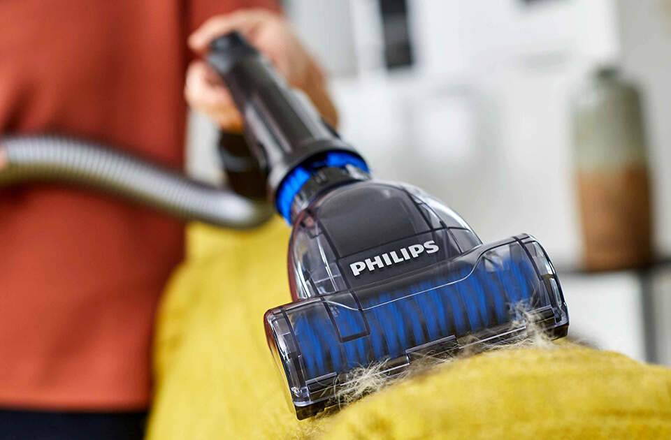 Podlahový vysavač Philips 7000 Series FC9747/09 černý Mini turbo kartáč
