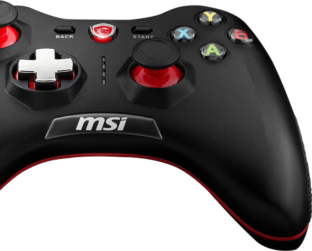 Gamepad MSI Force GC30, bezdrátový, pro PC, PS3, Android černý Gamepad MSI Force GC30, bezdrátový, pro PC, PS3, Android černý