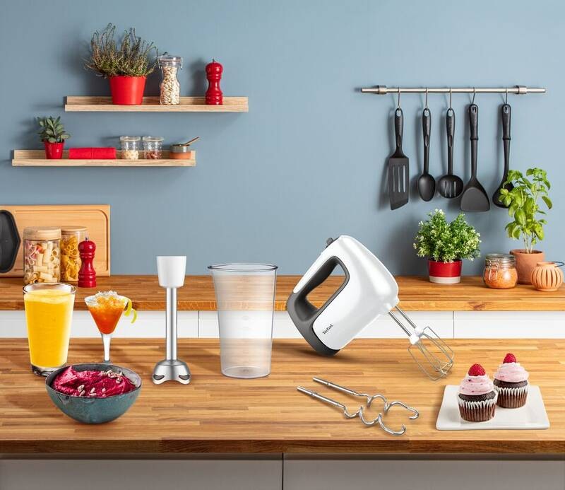 Ruční šlehač Tefal Prep'Mix+ HT462138 bílý