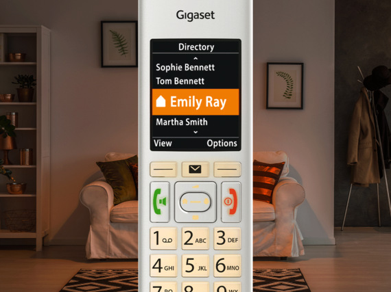 Domácí telefon Gigaset E390 bílý Domácí telefon Gigaset E390 bílý