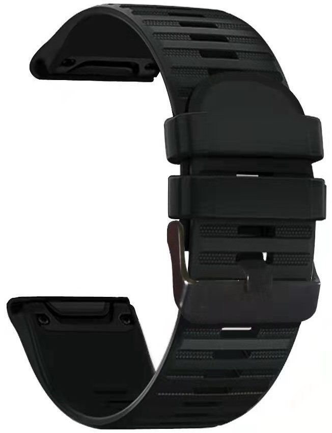 Řemínek RhinoTech pro Garmin QuickFit sportovní silikonový 22mm černý