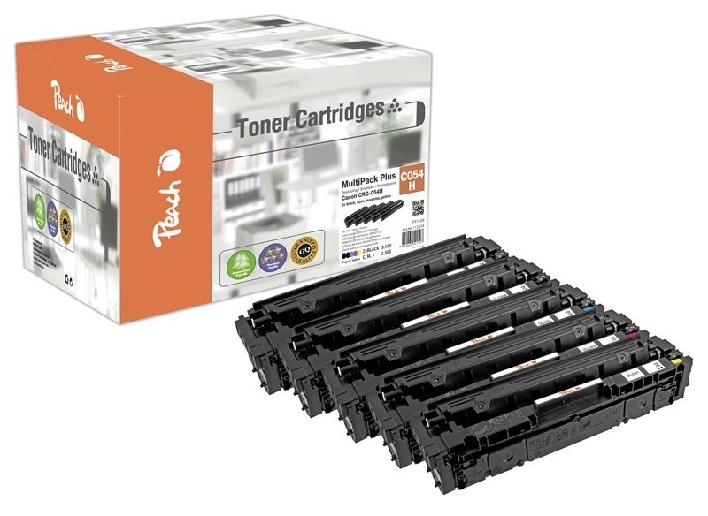 Toner Peach Canon CRG054H MultiPac Plus, 2x3100/3x2300 stran   2xB vícebarevný