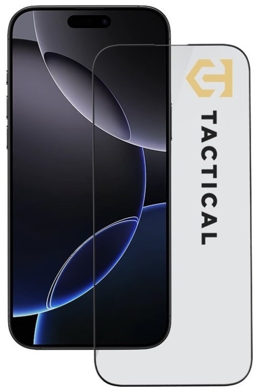 Tvrzené sklo Tactical 5D na Apple iPhone 16 Pro Max černé