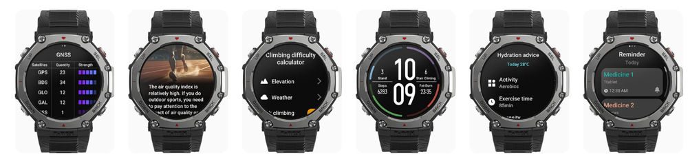 Chytré hodinky Amazfit T-Rex 3 černé